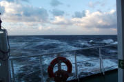 Nordsee mit leichtem Seegang