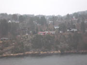 kleine Häuschen am Oslofjord