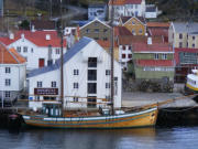 schöner Frachtsegler in Kristiansund