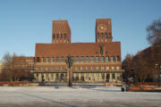 das Rathaus von Oslo