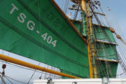 Segel des Besanmast mit Tall Ship Germany Nr. 404
