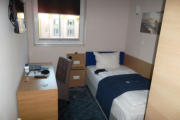 mein Zimmer im  Fjord Hotel in Flensburg