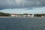 Strand von Travemünde und diverse Hotels