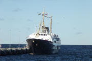 MS Nordstjernen am Kreuzfahrtpier Visby