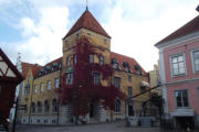 Im Zentrum von Visby bei der Tourisinfo