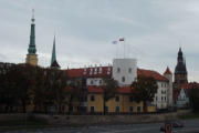 das Rigaer Schloss, Sitz des lettischen Staatspräsidenten