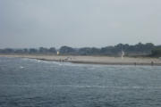 Strand auf der Ostuferseite von Travemünde