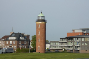 der Hamburger Leuchtturm bei der "Alten Liebe" in Cuxhaven