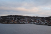 Blick auf Drøbak im Oslofjord