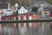 Eschebrygga, unser Anlegeplatz in Flekkefjord