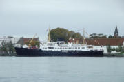 MS Nordstjernen vor Aalborghus Slot