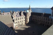 Blick in den Innenhof von Schloss Kronborg